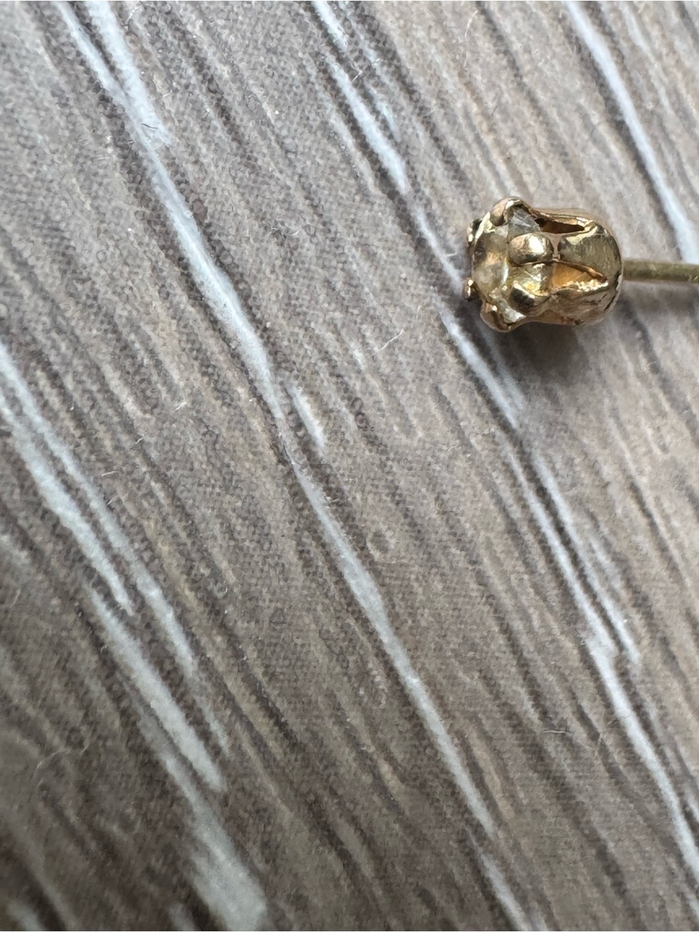 14k cubic zirconia single stud earring